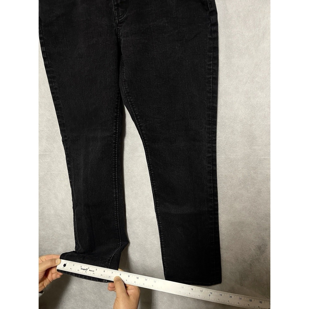 BKE Jeans Men 34x31 Black Dark Wash Jake Straight Preppy Buckle Stretch Preppy - Picture 4 of 11